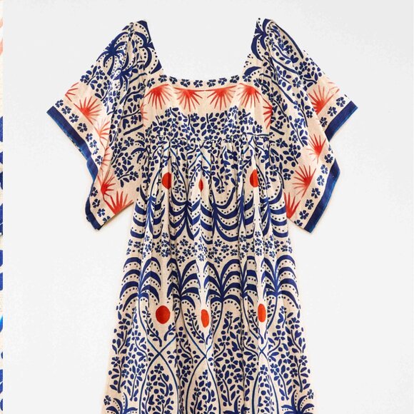 FARM RIO Afternoon Breeze Midi Dress SZ SMALL - Picture 2 of 9